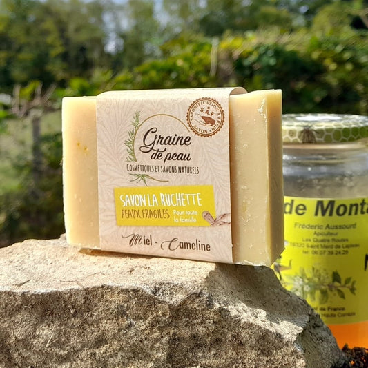 Savon La Ruchette - miel et cameline