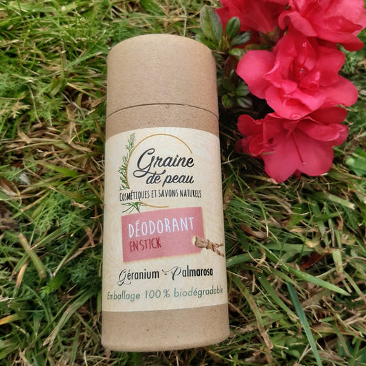Déodorant naturel solide - géranium, palmarosa
