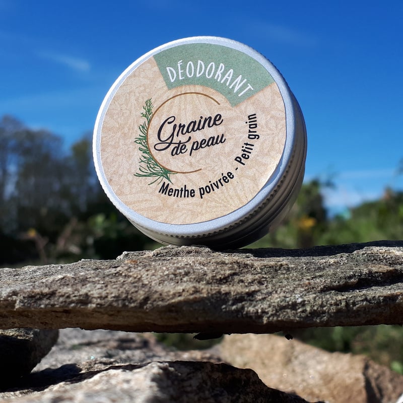 Déodorant de poche Menthe Poivrée & Petit Grain
